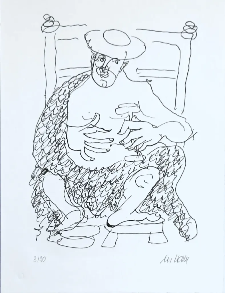 Bolero - (Lithographie / num. u. signiertes Blatt, Auflage: 90 Ex.)