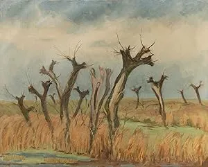 Georg Tappert (1880-1957) : Herbst an der Nuthe. - (Öl auf Leinwand, verso in Öl signiert und betitelt)