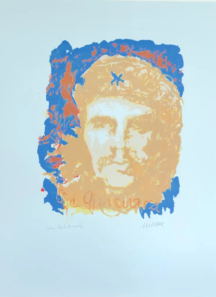 Che Guevara - (UNIKAT-DRUCK / Siebdruck in acht Farben / 2017)