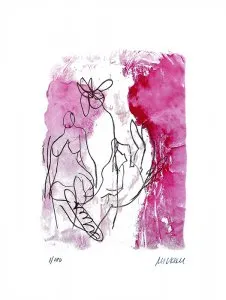 Ich schenk Dir eine Blume - (Giclée-Print / 2020, num. u. signiertes Blatt, Auflage: 180 Ex.)