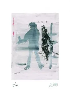 Michael Jackson - Der große Entertainer - (Giclée-Print / 2012, num. u. signiertes Blatt, Auflage: 180 Ex.)
