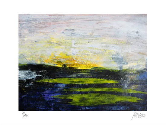 Sonnenuntergang (Giclée, num. u. signiertes Blatt, Auflage: 180 Ex.)