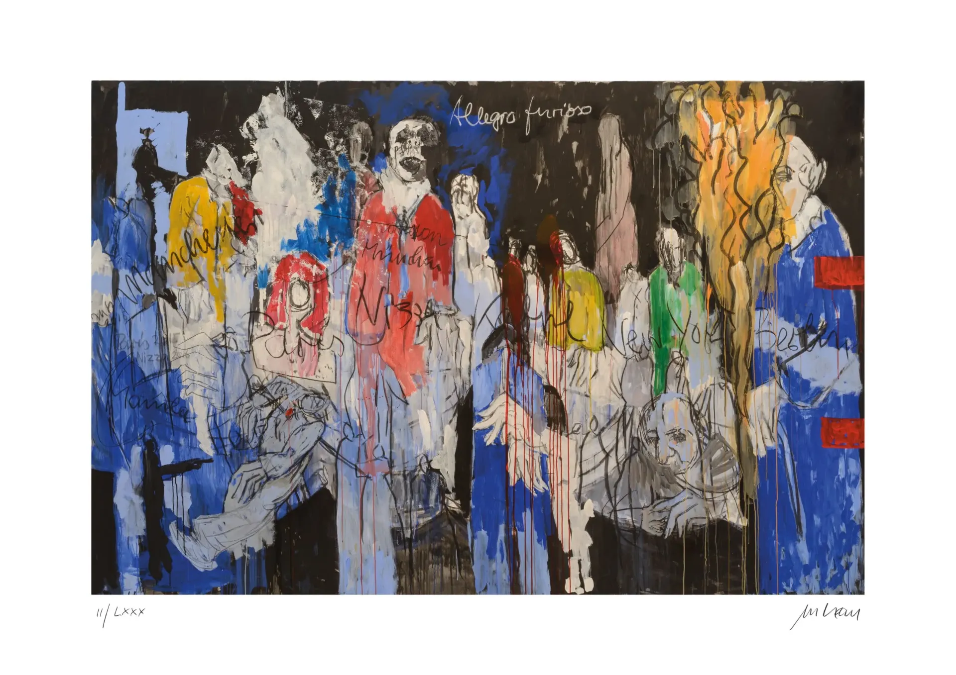 Allegro Furioso- (Giclée-Print / 2007, num. u. signiertes Blatt, Auflage: 80 Ex.)